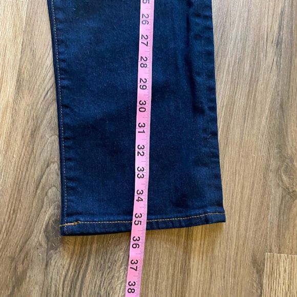 J Crew Vintage Cropped Blue Dark Wash Jeans 29 - Picture 5 of 7